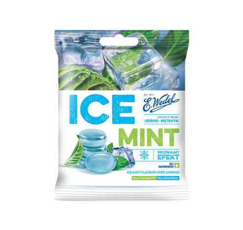 Ice- mint flavour hard candies 90 g