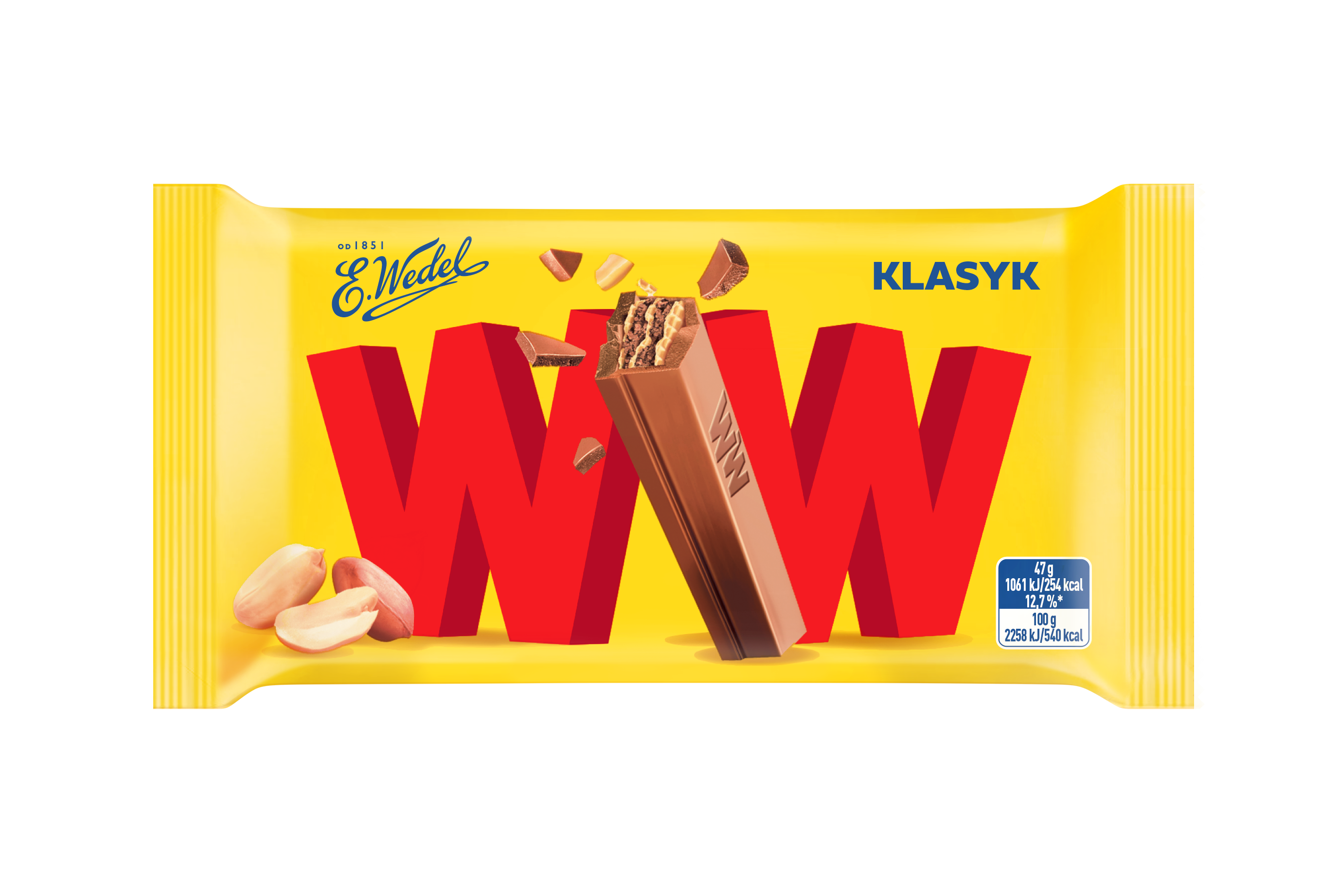 WW - wafer in milk chocolate