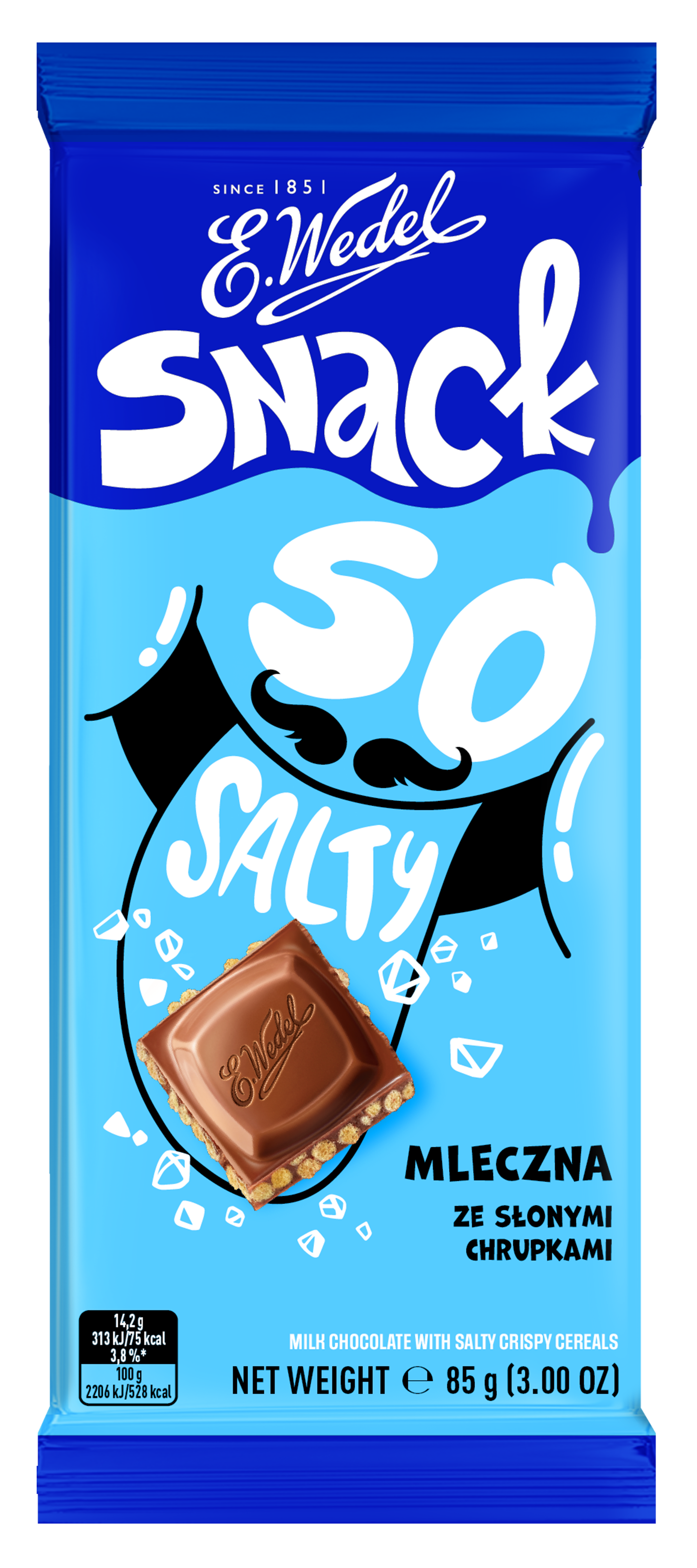 Snack So Salty Milk chocolate with salty crispy cereals 85 g