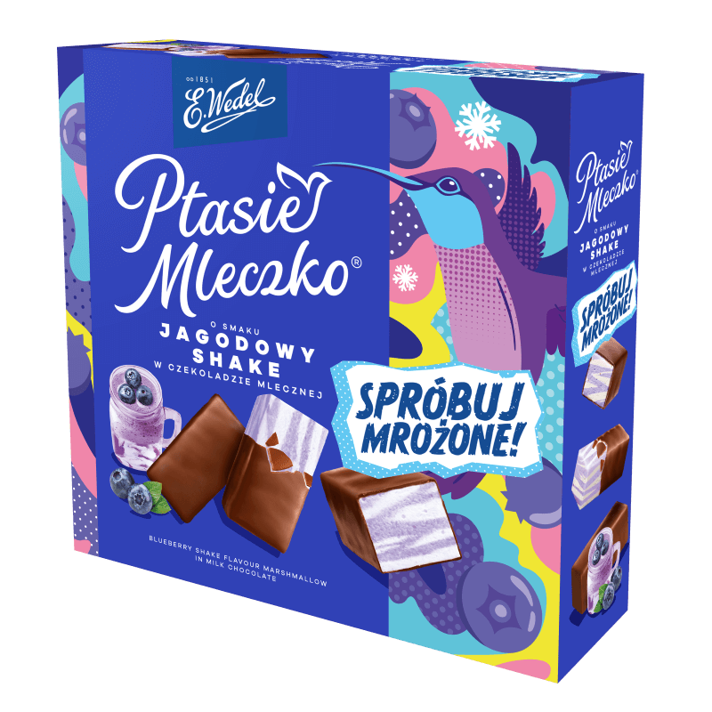 Ptasie Mleczko® Blueberry shake 340 g