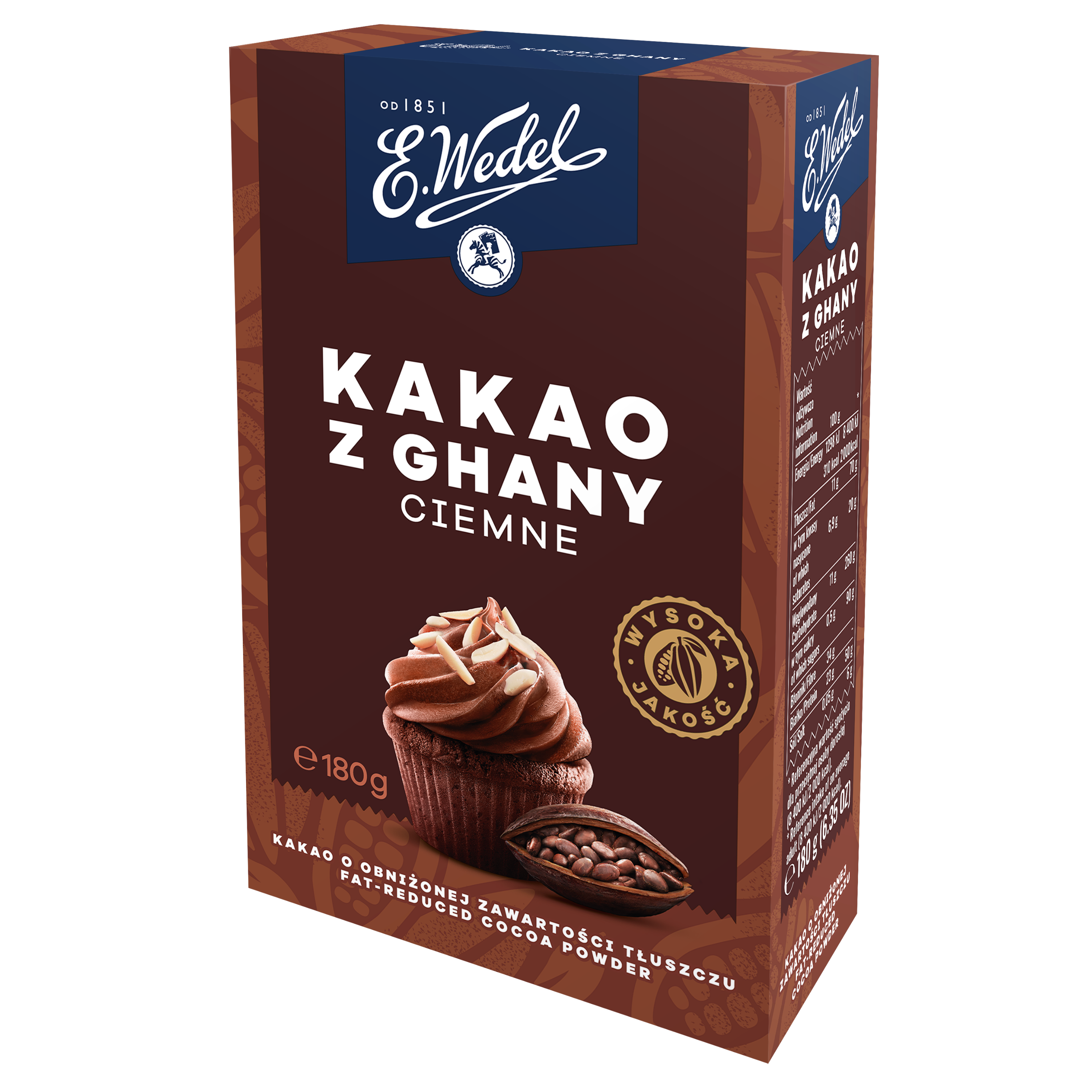 Cocoa powder extra dark 180g